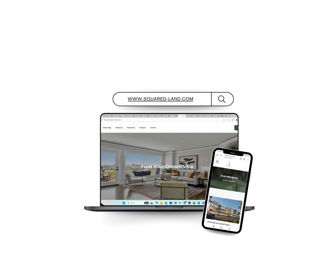 Squared-Land Website - Image 1